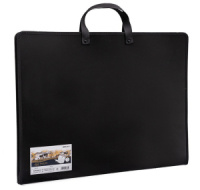 Папка А2 (590*460*35) полипропилен чёрная