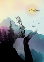 Ежедневник недат. А5 128л., 7БЦ "Дыхание природы"