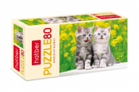 Пазлы   80 элементов  165*230мм.   "Котята"
