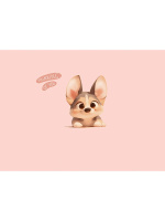 Альбом А4 24л скоба "Маленький корги"