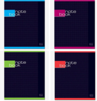 Тетрадь А5 48л  кл., "Строгая Тетрадь", мат., ВД-лак