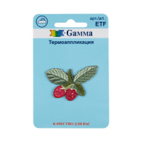 Термоаппликация 4*4,3см "Малина"