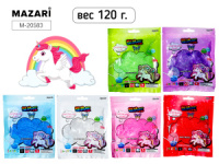 Слайм 120гр "Единорог" 6диз.