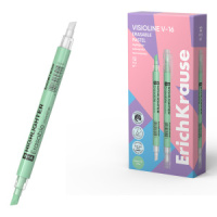 Текстовыделитель EK Visioline V-16 Erasable Pastel 0,6 - 4,0мм, зеленый, двухсторонний, стираемый