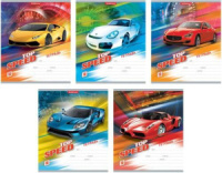 Тетрадь А5 18л лин.,  Top speed