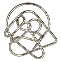 Головоломка металлическая 1 шт "Сердце" 3 элемент.