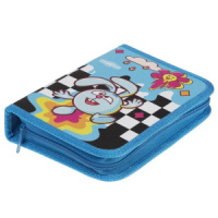 Пенал 1 отд. с 2-мя откид.пл. (200*140*40) молния, ткань "Смешарики"