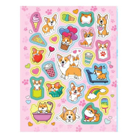 Альбом наклеек А5, 8 стр, Корги и их друзья Альбом наклеек А5, 8 стр, Корги и их друзья