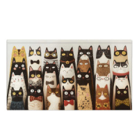 Планинг недат. 171*93мм  64л., 7БЦ "Веселые коты" мат.лам., выб.УФ-лак