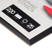 Скетчбук 105*220мм  25л., гребень, 220гр/м2, "SKETCHBOOK Sketch&Art" черная, тв.обложка