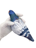 Мягкая игрушка брелок 15см "Голубь"