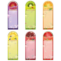 Блок д\записи на магните (100*280мм) "Мои заметки" 40л, с карандашом, ассорти*