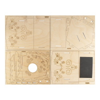 Конструктор из дерева "Скворечник "Птички"