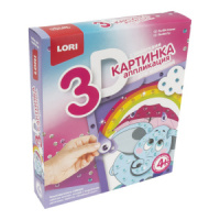 Картина из пайеток 3D "Слоник" 19*22см 4+