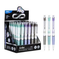 Карандаш механический 0,5мм DELI Scribe, пластик, ассорти