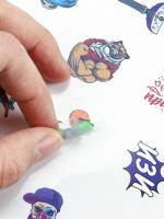 Набор наклеек многоразовых 160*230мм, 4 л. "100 наклеек. Для мальчиков"