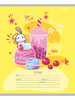 Тетрадь А5 18л кл. Проф-Пресс "Сладости и напитки" 5 диз.в спайке, белизна 100%