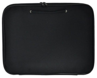 Папка А4 тканевая, с ручками на молнии,    Чёрная