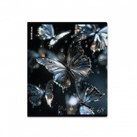Тетрадь А5 48л кл. Erich Krause "Glass Butterflies", матовая ламинация+выборочный УФ-лак MIX-PACK