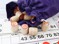 Игра настольная "Русское лото" в картонной коробке с деревянными бочонками 7+