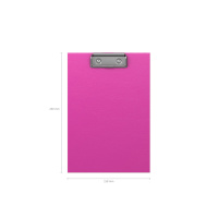 Клипборд А5 розовый НЕОН