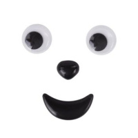 Набор "Глазки. Носики. Ротики" 20 шт,  самоклеящийся