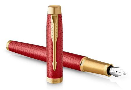 Parker IM Premium Перьевая ручка F323 Red GT