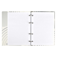 Тетрадь А5 120л кл. на кольцах Феникс+ "Крышки со смыслом" выб.УФ-лак