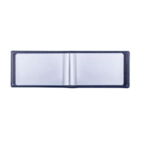 Визитница ПВХ на  28 визиток, синяя