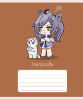 Тетрадь А5 18л кл. ПЗБМ "Аниме" выб.УФ-лак, белизна 100%