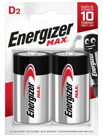 Батарейка LR20 (D) ENERGIZER Max, блистер, цена 1 шт