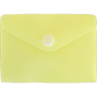 Конверт на кнопке  105*74мм  Pastel" 0,18мм, 5цв.