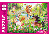 Пазлы 80 элементов  163*225мм. "Пони"