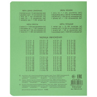 Тетрадь А5 12л  кл. с табл. умнож.