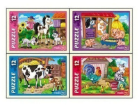 Пазл 12 элементов 17*13см "Ферма"