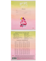 Тетрадь А5 18л кл. Проф-Пресс "Акварельные сладости" 5 диз.в спайке