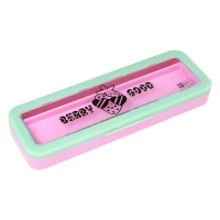 Пенал пластиковый (215*70*30) "Клубника" замок-защелка, шелкография