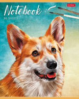 Тетрадь А5  96л кл. Hatber "Наши верные друзья" тисн., белизна 100%