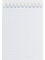 Блокнот А6  40л гребень "Смешные питомцы" клетка