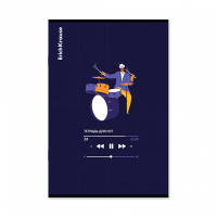 Тетрадь для нот А4 24л., вертик., скоба Music Fantasy,MIX-PACK