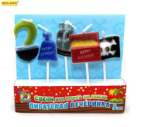 Свечи для торта  "Пиратская вечеринка"