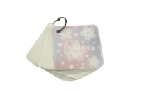 Карточки д/записи иностр. слов 70*70мм 60 листов.,кольцо, 4 вида