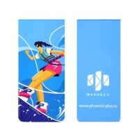 Набор закладок магнитных  4шт., "Спортсмены" 25*58мм