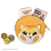 Кошелек для банкнот и монет Феникс+ "Акито" 9*9см, кожзам., молния