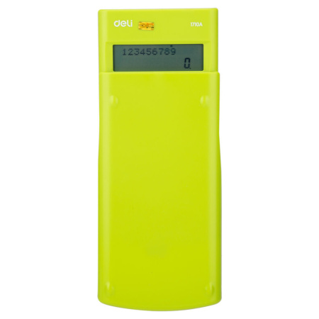 Калькулятор  10+2 разр. Deli научный, для ЕГЭ, зеленый E1710A