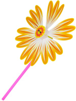 Ветрячок 30см "Ромашка"