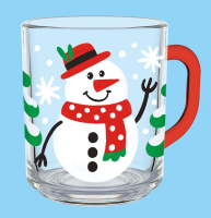 Набор для росписи кружки "Снеговик" 8+