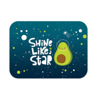 Настольное покрытие д/лепки 43*32см "Космический авокадо"