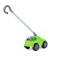 Каталка на палочке "Дени" зеленая