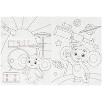 Раскраска "Чебурашка" 20*25см 16стр.